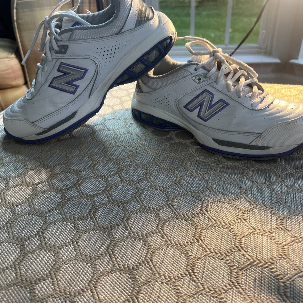 New Balance 806 WC806W Tennis/pickle Ball Court Shoes White Purple Stability 9.5
